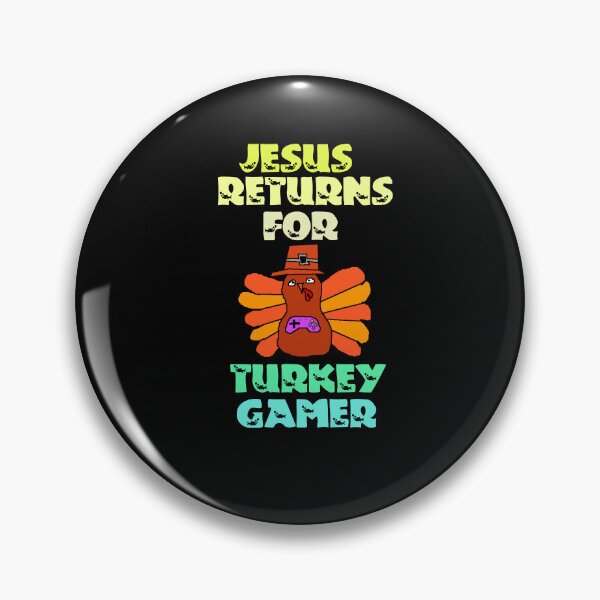 Item preview, Jesus Returns For Turkey Gamer designed and sold by Storiesforyou.