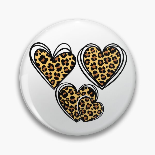 Item preview, corazones de leopardo agradecidos designed and sold by hjeeva.