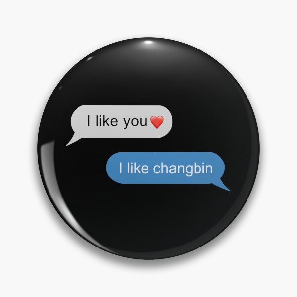 Item preview, Funny I like Changbin Text designed and sold by Supra Designs.