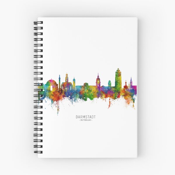 Item preview, Darmstadt Germany Skyline designed and sold by ArtPrints.