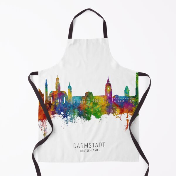 Item preview, Darmstadt Germany Skyline designed and sold by ArtPrints.