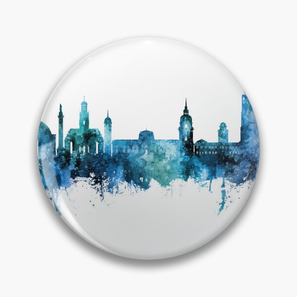 Item preview, Darmstadt Germany Skyline designed and sold by ArtPrints.