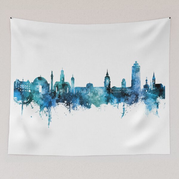 Item preview, Darmstadt Germany Skyline designed and sold by ArtPrints.