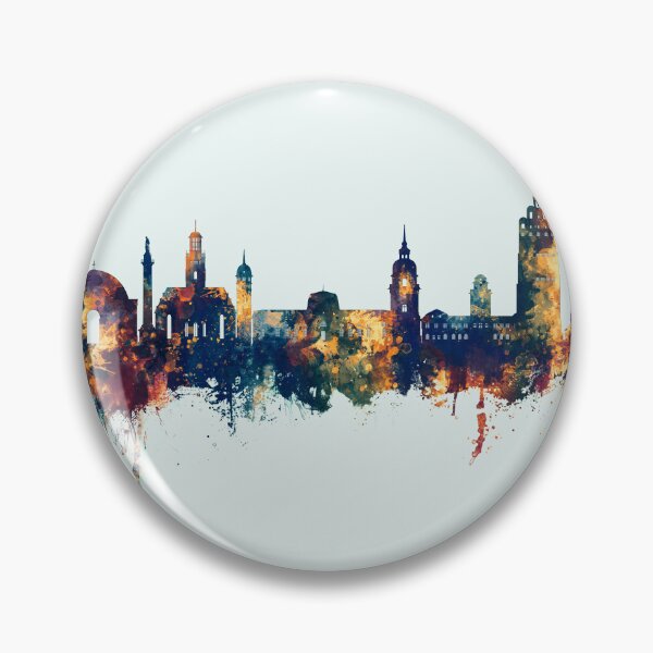 Item preview, Darmstadt Germany Skyline designed and sold by ArtPrints.