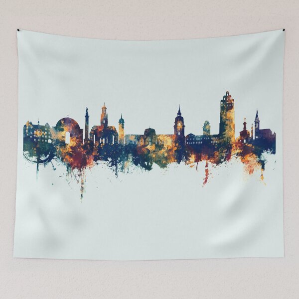 Item preview, Darmstadt Germany Skyline designed and sold by ArtPrints.