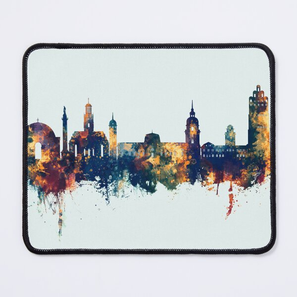 Item preview, Darmstadt Germany Skyline designed and sold by ArtPrints.