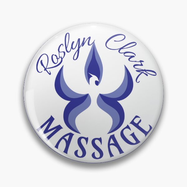 Item preview, Roslyn Clark Massage round logo designed and sold by RoslynClark.