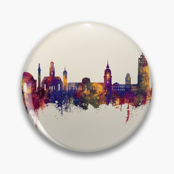Item preview, Darmstadt Germany Skyline designed and sold by ArtPrints.