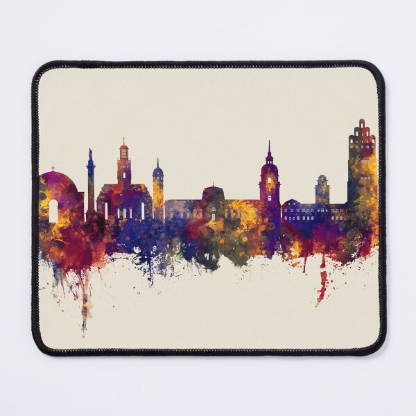 Item preview, Darmstadt Germany Skyline designed and sold by ArtPrints.