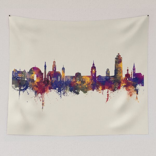 Item preview, Darmstadt Germany Skyline designed and sold by ArtPrints.