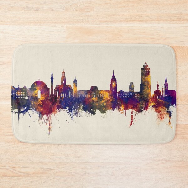 Item preview, Darmstadt Germany Skyline designed and sold by ArtPrints.