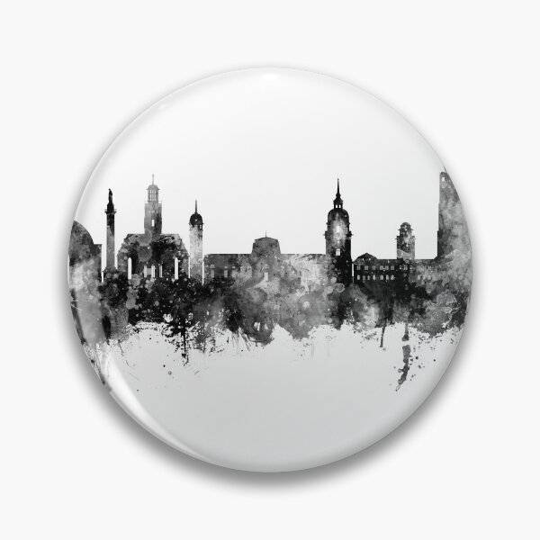 Item preview, Darmstadt Germany Skyline designed and sold by ArtPrints.