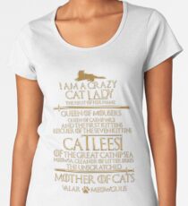 Mother Of Cats. Catleesi Women's Premium T-Shirt