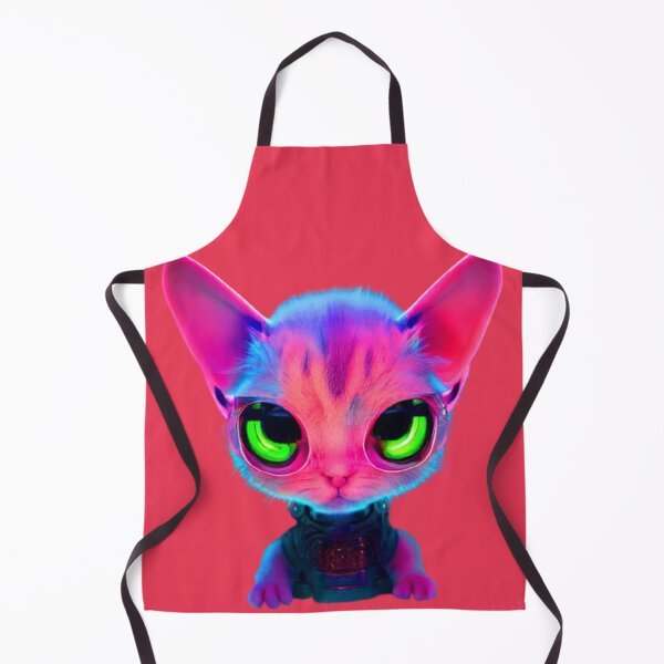Item preview, Pink Cyberpunk Kitty Sticker designed and sold by Teetans.
