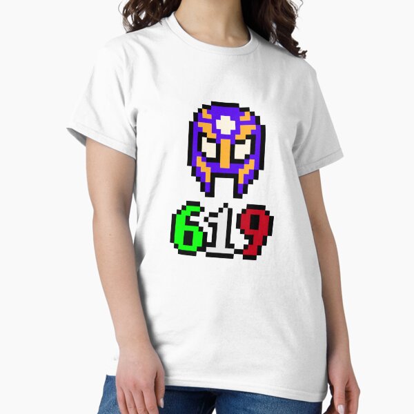 Item preview, 619 Luchador pixel art designed and sold by NoBlocky.