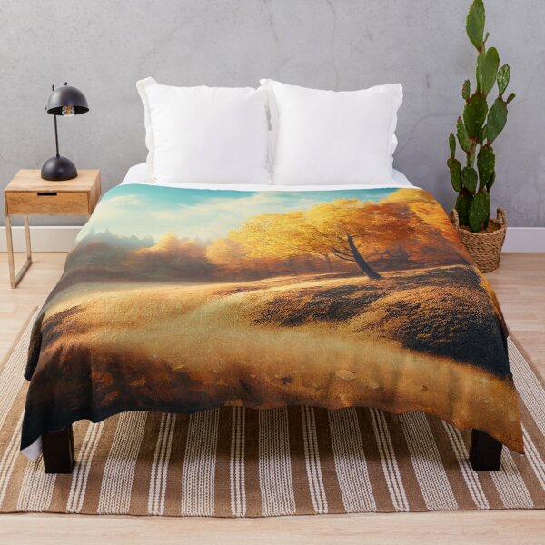 Item preview, Autumn Countryside Painting designed and sold by GrimCutie.