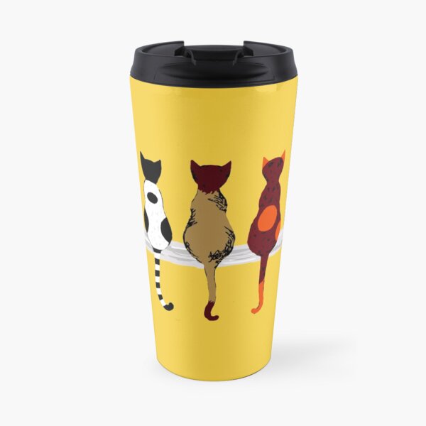 Fence sitters (Gold) Travel Mug