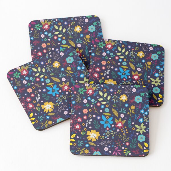 Item preview, Peaceful And Colorful Floral Pattern designed and sold by MakeitMelo.
