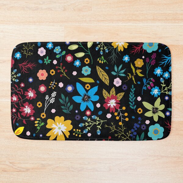 Item preview, Peaceful And Colorful Floral Pattern designed and sold by MakeitMelo.