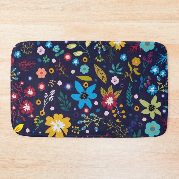 Item preview, Peaceful And Colorful Floral Pattern designed and sold by MakeitMelo.