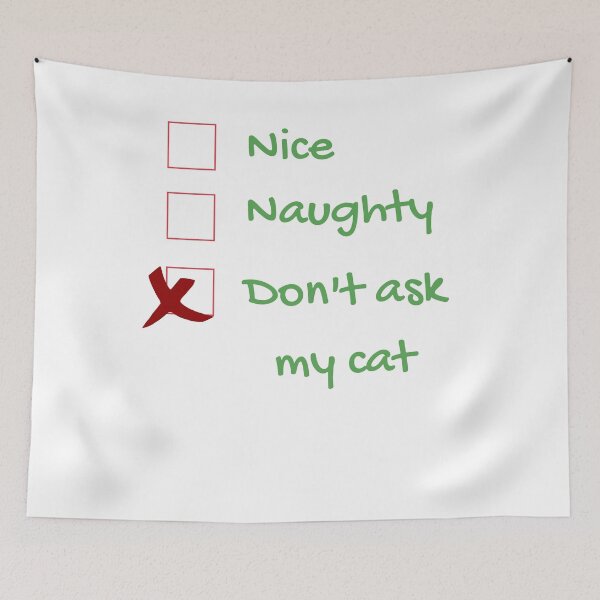 Item preview, Christmas Naughty Nice designed and sold by FourNuns.