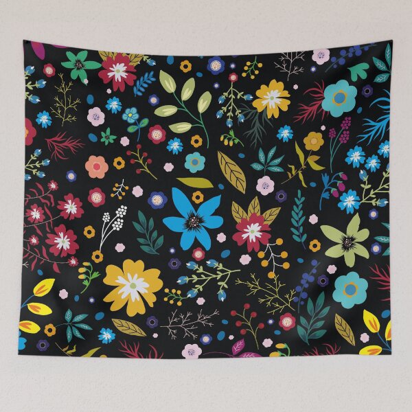 Item preview, Peaceful And Colorful Floral Pattern designed and sold by MakeitMelo.