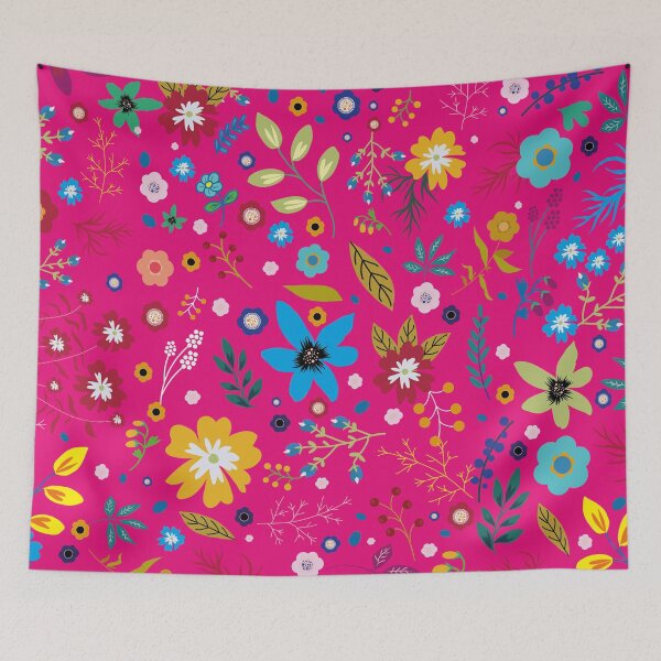 Item preview, Peaceful And Colorful Floral Pattern designed and sold by MakeitMelo.