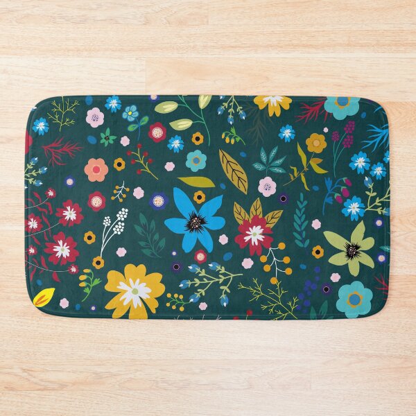 Item preview, Peaceful And Colorful Floral Pattern designed and sold by MakeitMelo.