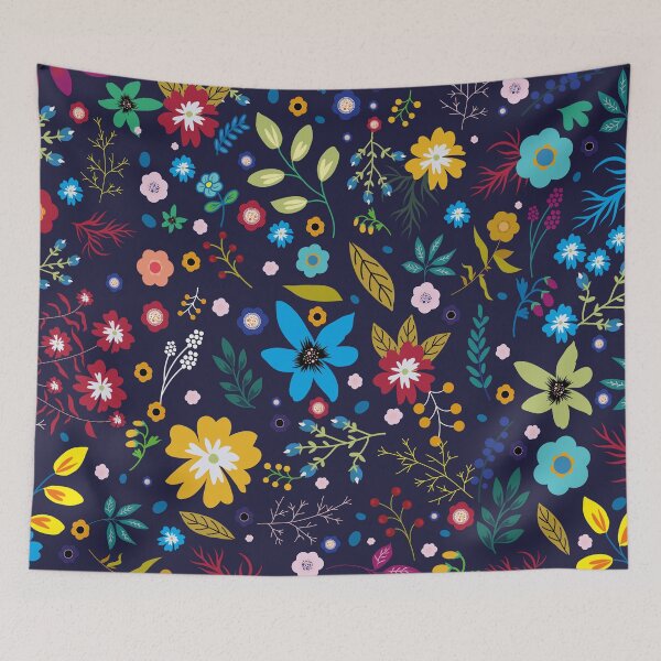 Item preview, Peaceful And Colorful Floral Pattern designed and sold by MakeitMelo.