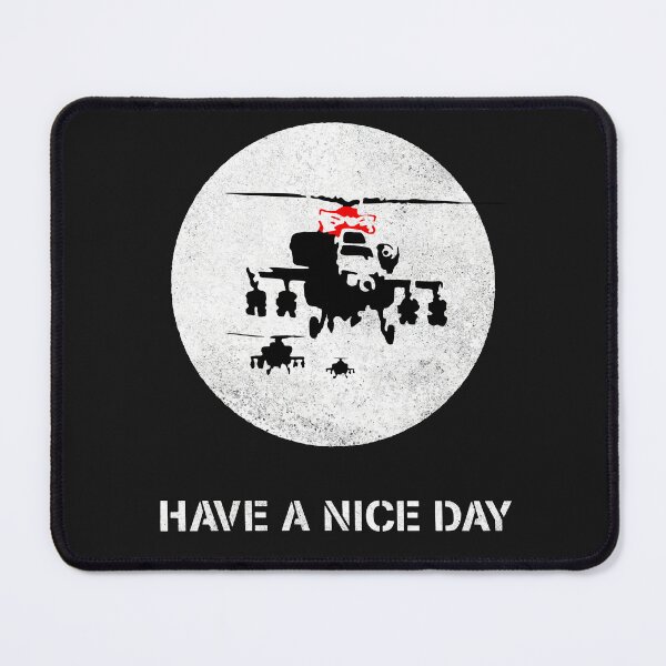 Item preview, Satirical Peace Art | Banksy Choppers - Have A Nice Day designed and sold by WE-ARE-BANKSY.