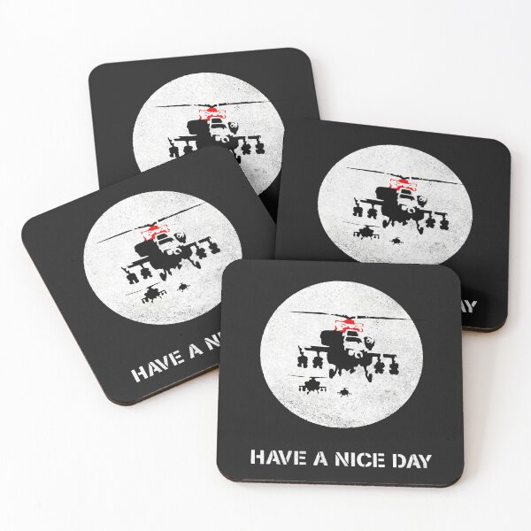 Item preview, Satirical Peace Art | Banksy Choppers - Have A Nice Day designed and sold by WE-ARE-BANKSY.