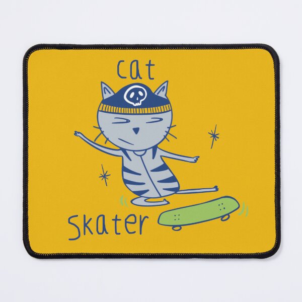 Item preview, Gato patinador - genial designed and sold by lineadefinitiva.