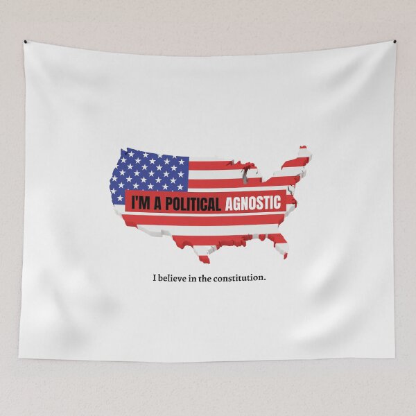 Item preview, im a political agnostic  designed and sold by achakera.