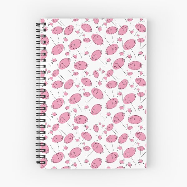Item preview, Cute Monoline Drawn Flamingo Pattern designed and sold by MakeitMelo.