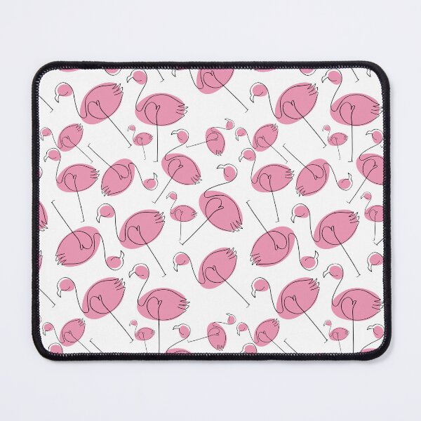 Item preview, Cute Monoline Drawn Flamingo Pattern designed and sold by MakeitMelo.