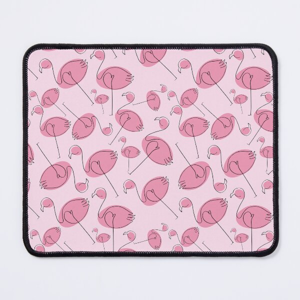 Item preview, Cute Monoline Drawn Flamingo Pattern designed and sold by MakeitMelo.