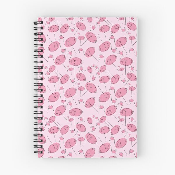 Item preview, Cute Monoline Drawn Flamingo Pattern designed and sold by MakeitMelo.
