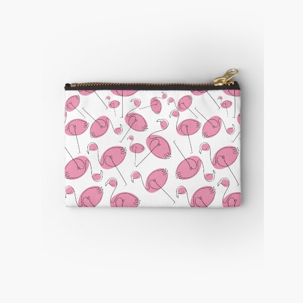 Item preview, Cute Monoline Drawn Flamingo Pattern designed and sold by MakeitMelo.