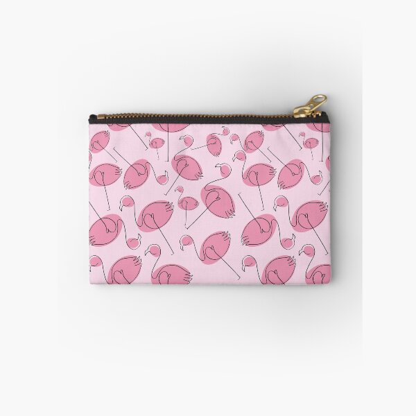 Item preview, Cute Monoline Drawn Flamingo Pattern designed and sold by MakeitMelo.