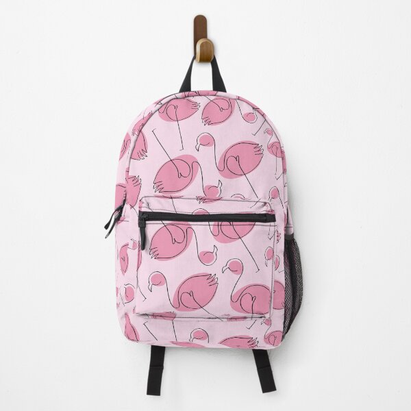 Item preview, Cute Monoline Drawn Flamingo Pattern designed and sold by MakeitMelo.