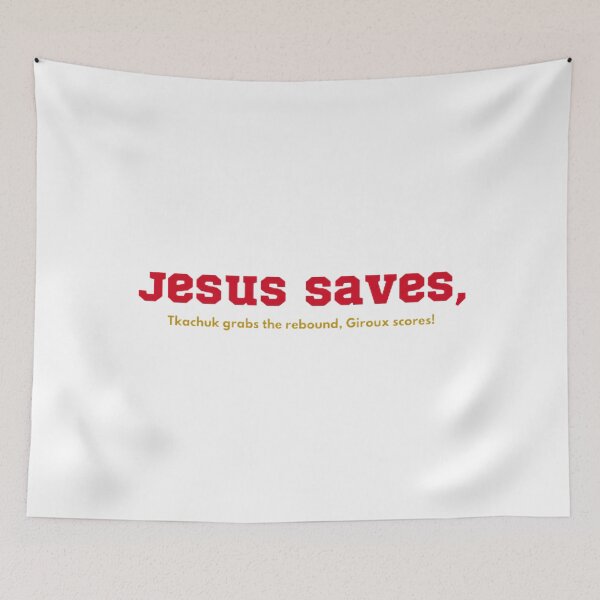 Item preview, Jesus Saves, Grioux Scores! designed and sold by BradburyWorx.