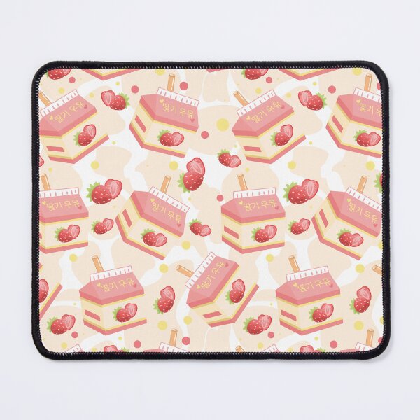 Item preview, Kawaii Pastel Color Strawberry Milk Pattern designed and sold by MakeitMelo.