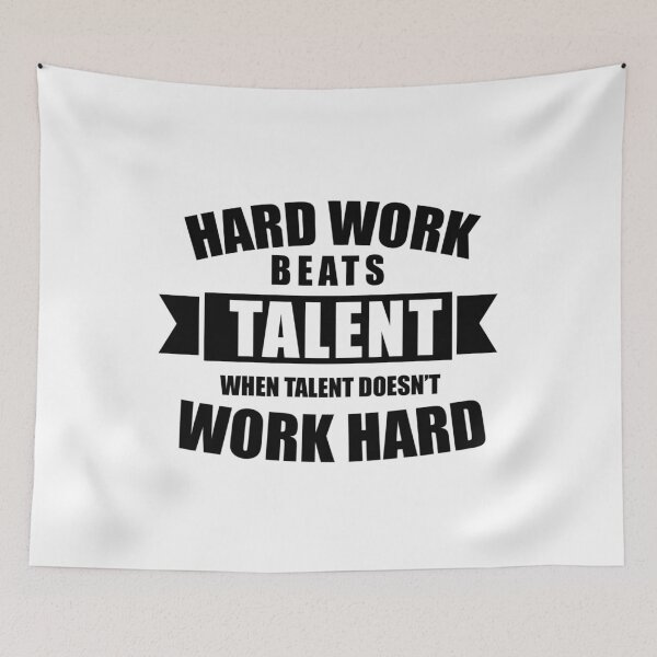Item preview, Hard Work Beats Talent designed and sold by KA DESIGNS.