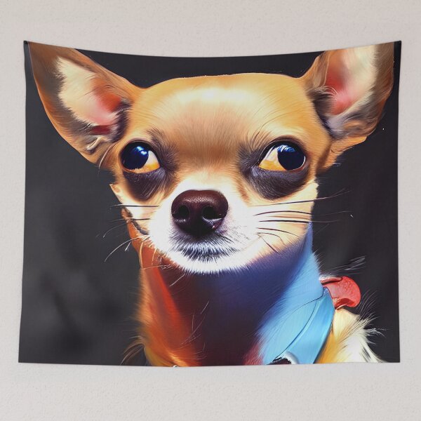 Item preview, Chihuahua colorful art painting dog #29 designed and sold by supeart.