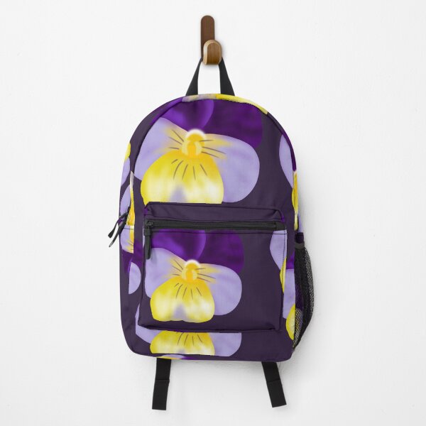 Item preview, Summer Spring Pansies Penséer Flowers Pattern Purple Background designed and sold by Karen Ekdahl.