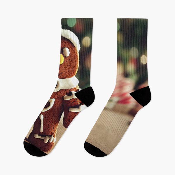 Item preview, Ginger bread man in front of Christmas tree designed and sold by justinasv775.