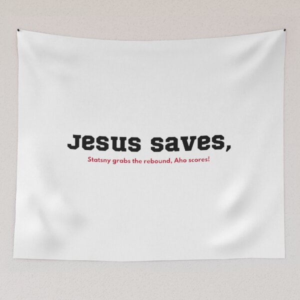 Item preview,  Jesus Saves, Aho Scores! designed and sold by BradburyWorx.