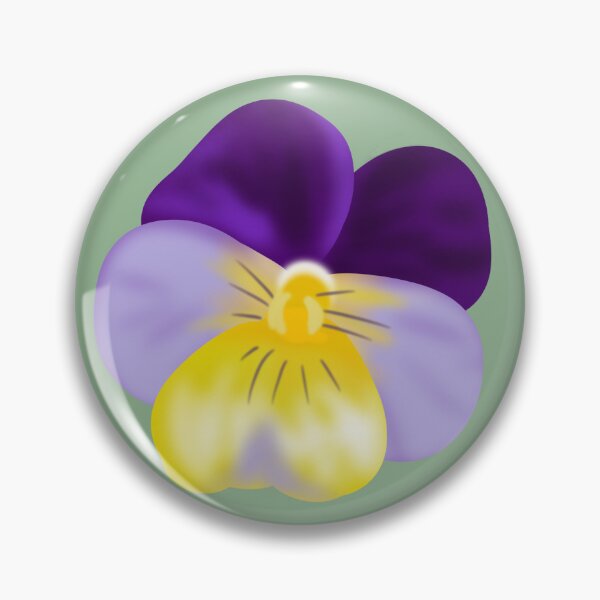 Item preview, Summer Spring Pansies Penséer Flowers Pattern  designed and sold by Karen Ekdahl.