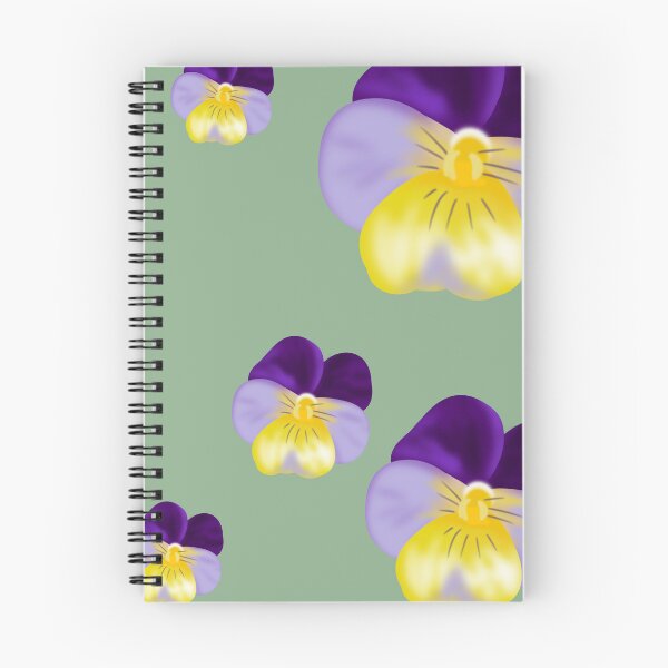 Item preview, Summer Spring Pansies Penséer Flowers Pattern  designed and sold by Karen Ekdahl.