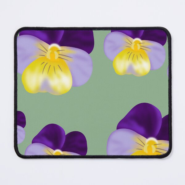 Item preview, Summer Spring Pansies Penséer Flowers Pattern designed and sold by Karen Ekdahl.